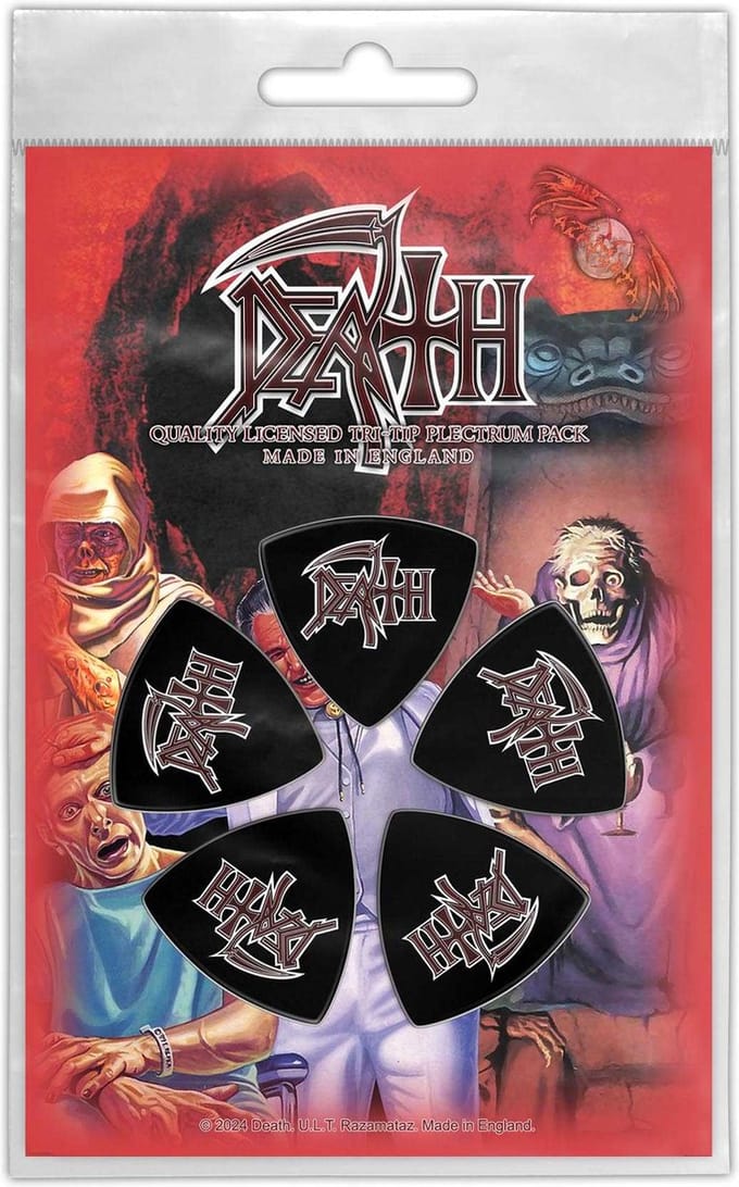 Death Logo Plectrumset meerkleurig Nylon - Bands