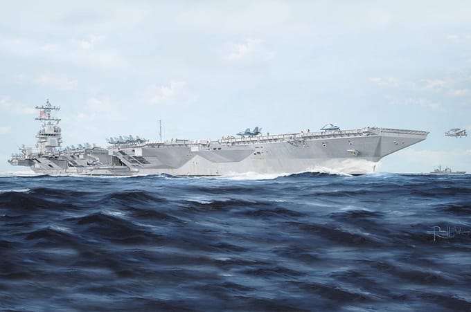 Trumpeter Modelbouwpakket Schepen - 05638 USS Gerald R.Ford CVN-78 - Vliegdekschip Plastic - 1:350 - Modelbouw