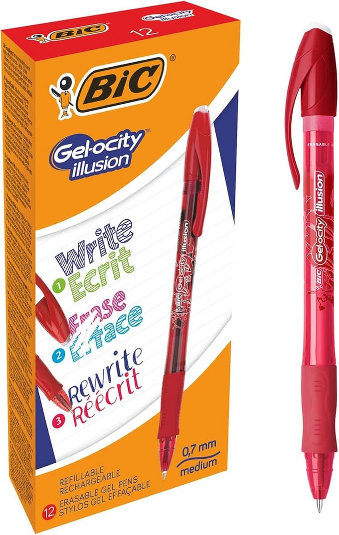 Uitwisbare Gel Pen met Rubberen Grip - Perfect voor School en Kantoor
