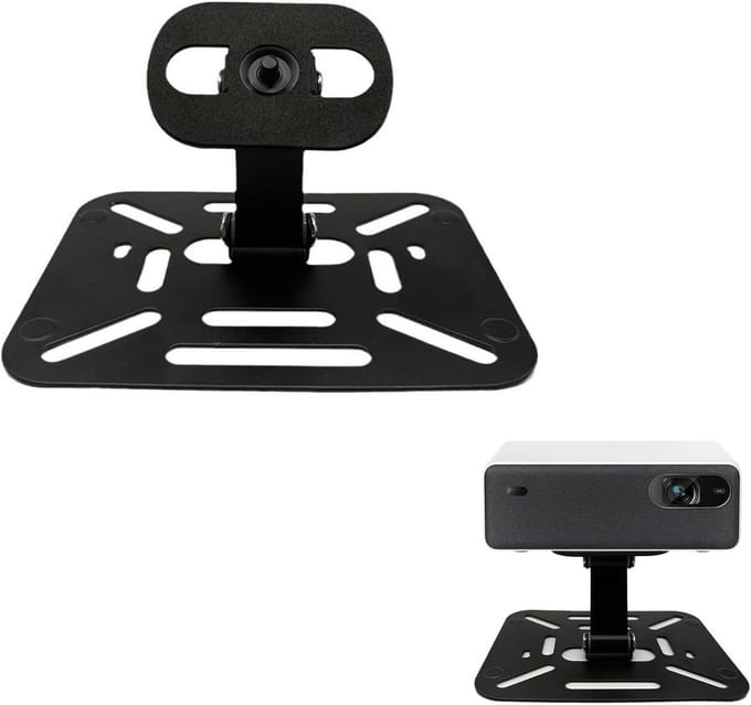 Beamer standaard - Projector houder - Thuisbioscoop setup - Verstelbare uitlijning - 18 x 13 cm - Zwart