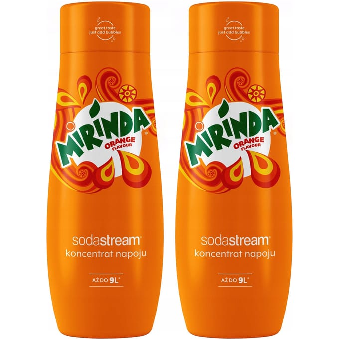 SodaStream Mirinda Serie - Drankconcentraat Set - 440ml - Duurzaam - Milieu vriendelijk