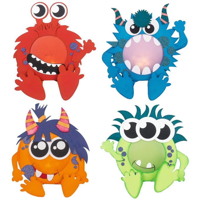 Mini lampjes set "Monster"