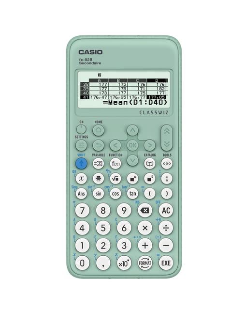 Casio fx-92B Secondaire - Wetenschappelijke rekenmachine (België)