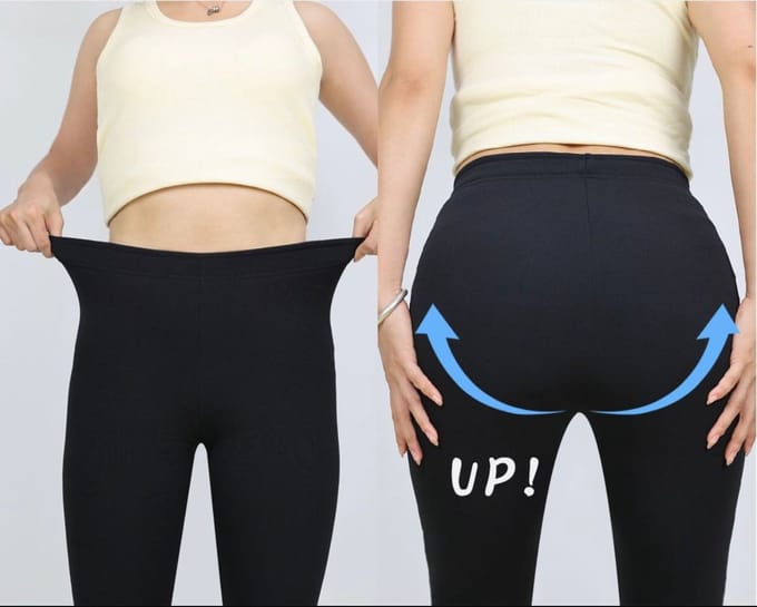 Fleece Thermo legging | Warme legging | S/M 36-38 | Zwart