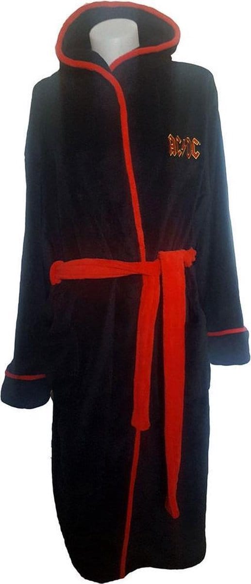 AC/DC - Logo Badjas - S/M - Zwart