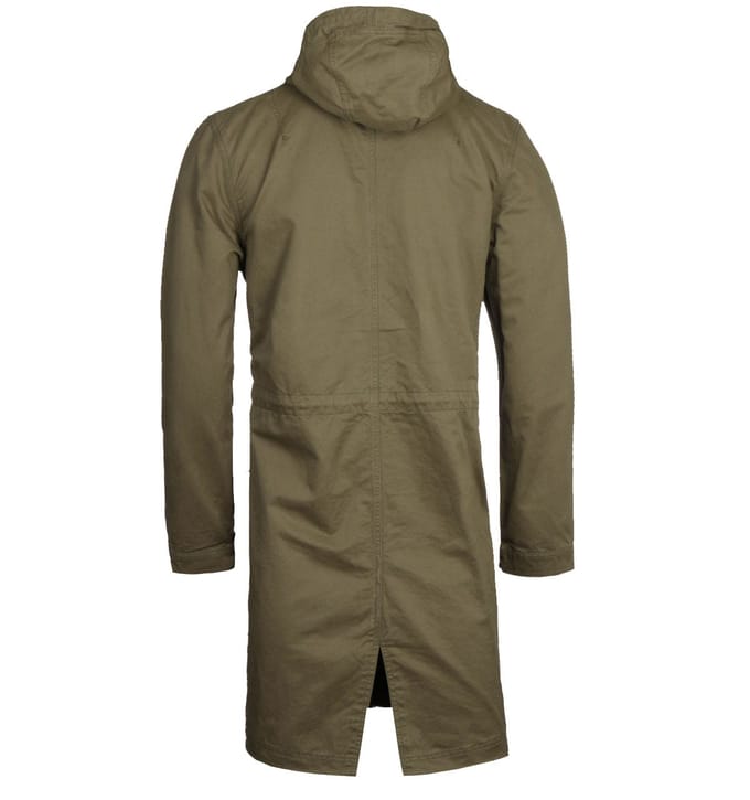Lyle & Scott Lichen groene fishtail parka jas