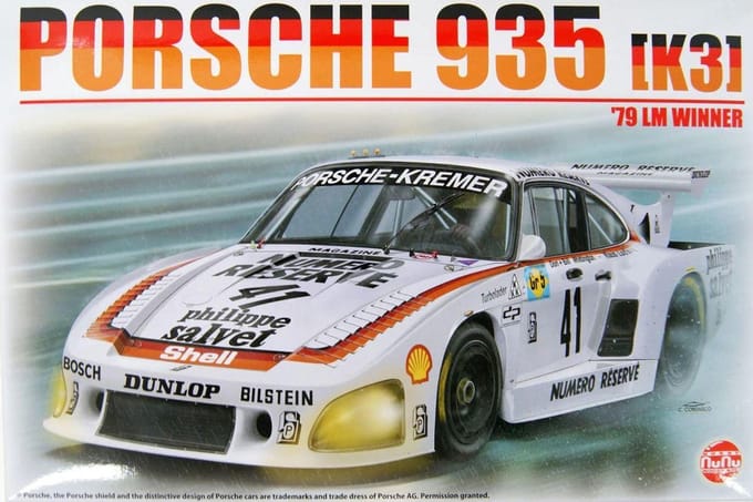NUNU Modelbouwpakket Auto - 24006 Porsche 935 [K3] Le Mans 1979 winner Plastic - 1:24 - Modelbouw