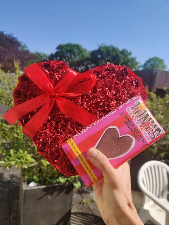 With Love - Rood -Moederdag - Valentijn - Cadeau idee