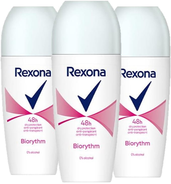 Rexona Deo Roller Biorytm - 3 x 50 ml