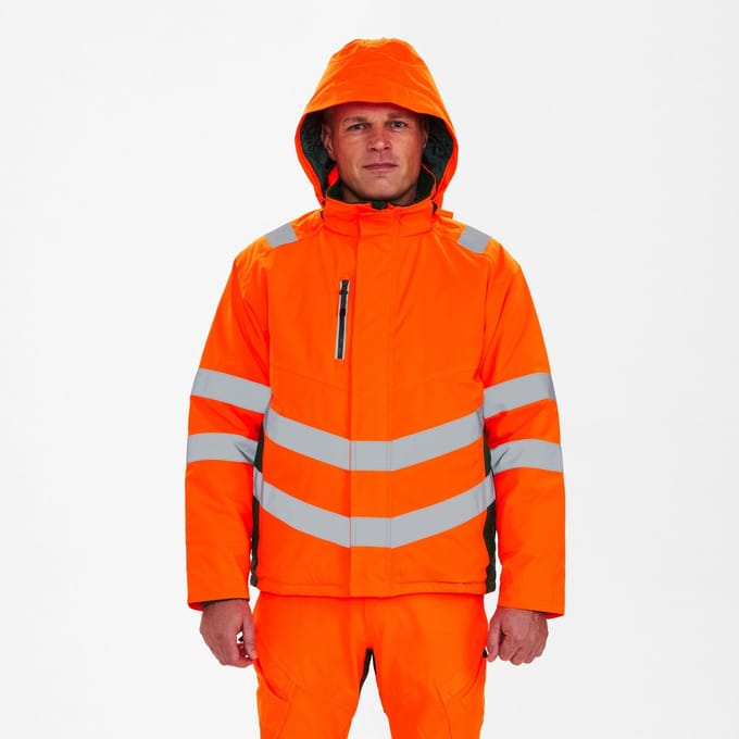 Engel Safety winterjack 1946-930 - Hi-vis Orange / Green - M