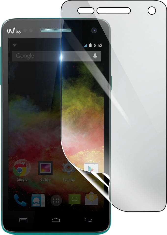 3mk, Geschikt voor Wiko Rainbow 4G, Schokbestendige Hydrogel Screenprotector, Transparant