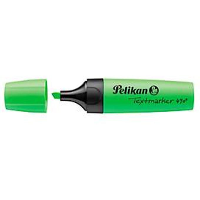 Pelikan Textmarker 490 - Markeerstift - Groen - 10 stuks