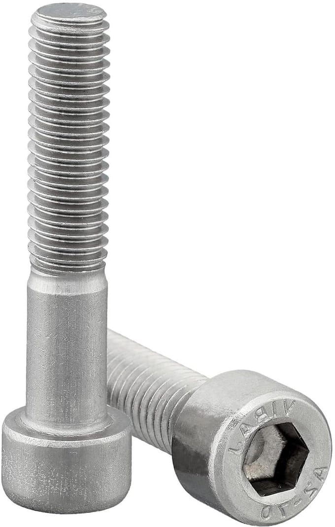 Cilinderschroef - Binnenzeskant - Machinebouw - Roestvrij staal - M6 x 75 mm - 100 stuks