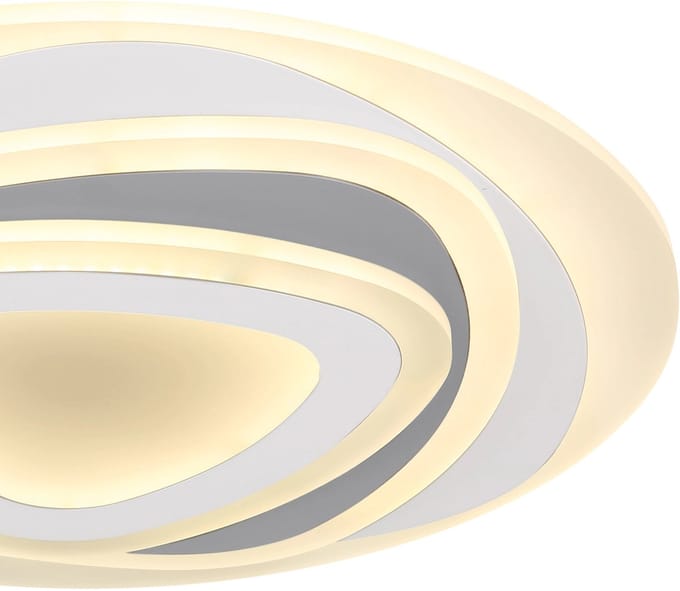 Globo - plafonniere - Sabatino - wit - metaal - Ø 50cm - LED - 48012-46