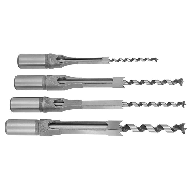 4 stuks Vierkante Gat Boorbits 14 516 38 12 Hout Steekbeitel Set Hout Boren Handgereedschap