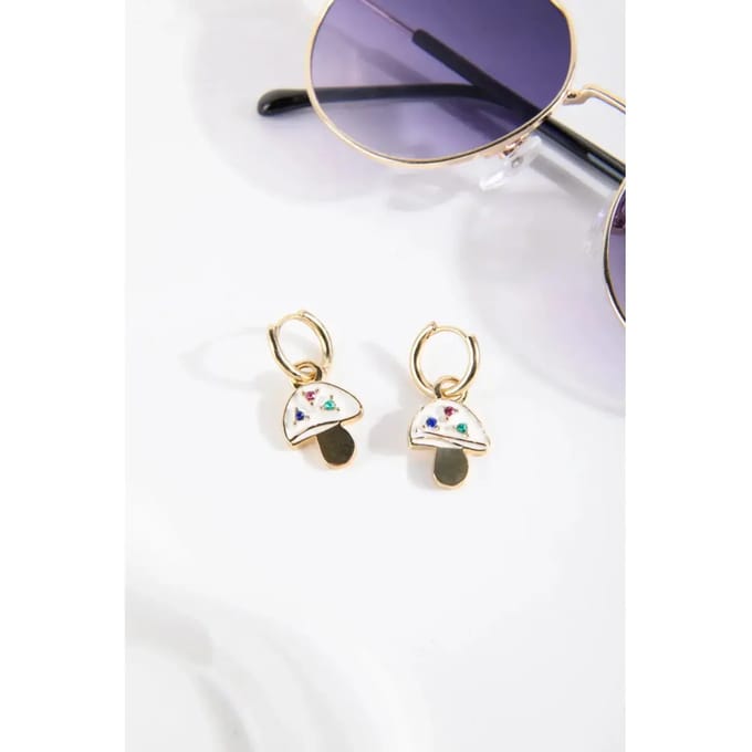 Paddenstoel Oorbellen Dames 24 Colours