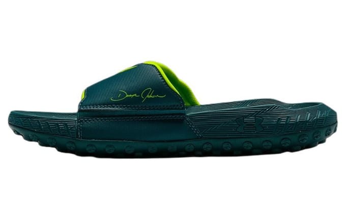 Under Armour Project Rock 3 Claquette 'Hydro Teal Jaune Haute Visibilité' 40 black
