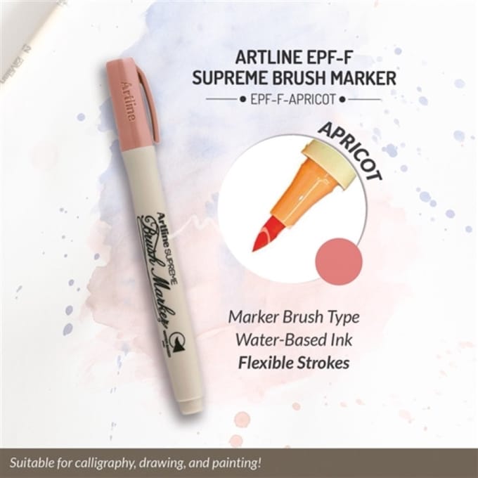 MARKER BRUSH ARTLINE BRUSHMARKER ABRIKOOS