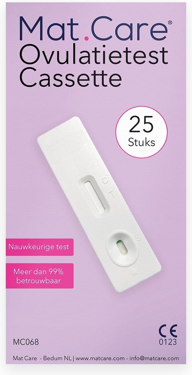 Mat Care Ovulatietest cassette XL pack 25 stuks