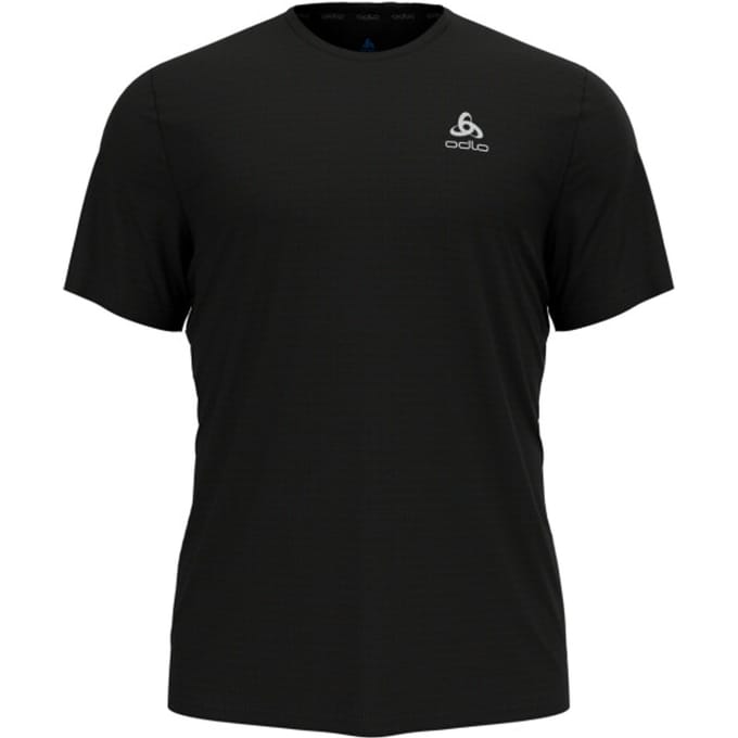 Odlo Essential Flyer hardloopshirt - Mannen - Zwart - L