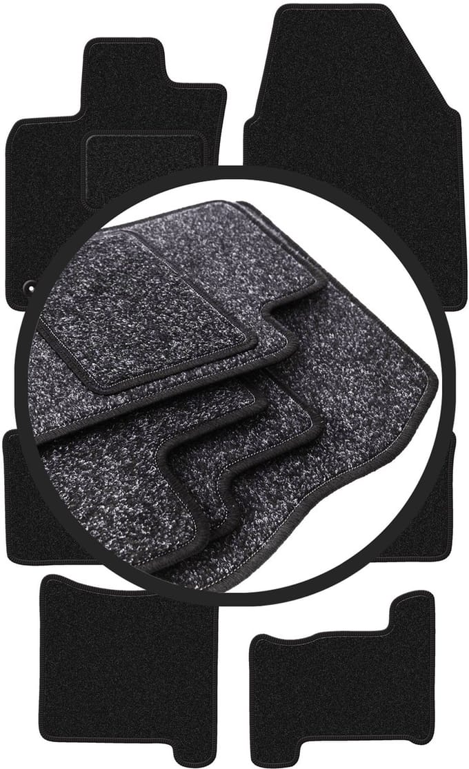ANTHRA automatten voor: Nissan Qashqai +2 crossover (2007-2013)
