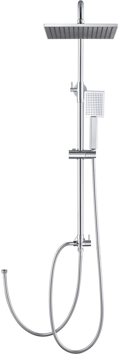 DERW Max Douchesysteem - Regendouche - 109cm Stang - Chroom