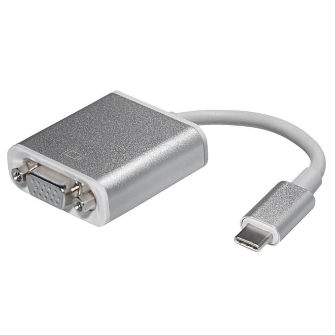USB-C naar VGA adapter met DP Alt Mode (1920 x 1200) / wit - 0,15 meter