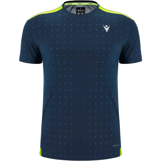 Macron Emeric Reflex T-shirt Met Korte Mouwen Blauw M Man
