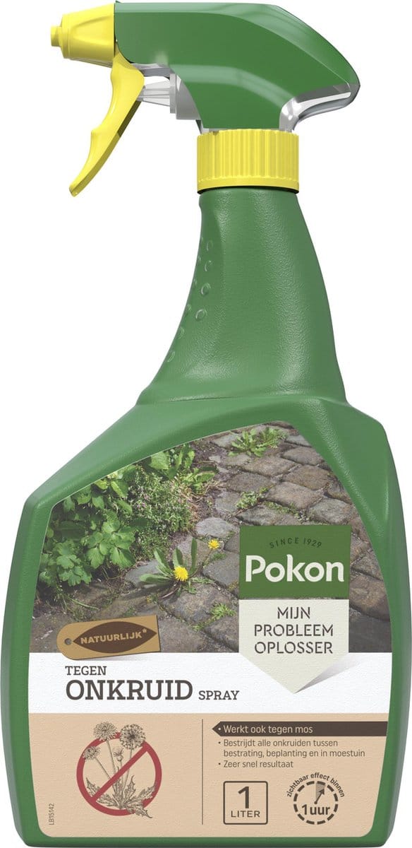 Pokon tegen Onkruid - Spray - 1l - Onkruidbestrijding - Natuurlijk