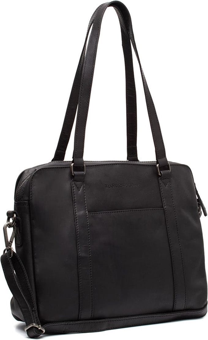 Chesterfield Pretoria Waxed Pull Up Shopper / Schoudertas - Zwart