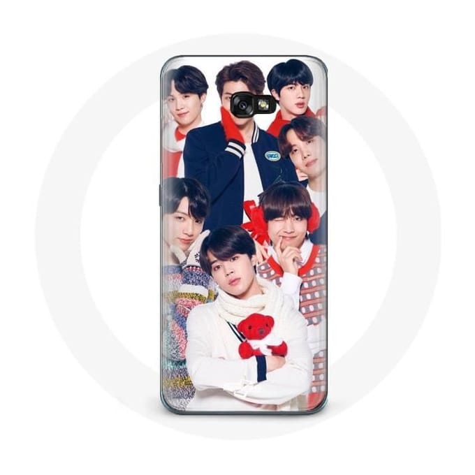 Coque pour Samsung Galaxy A5 2017 BTS Affiche Memebers Cadeau de Noël 2023