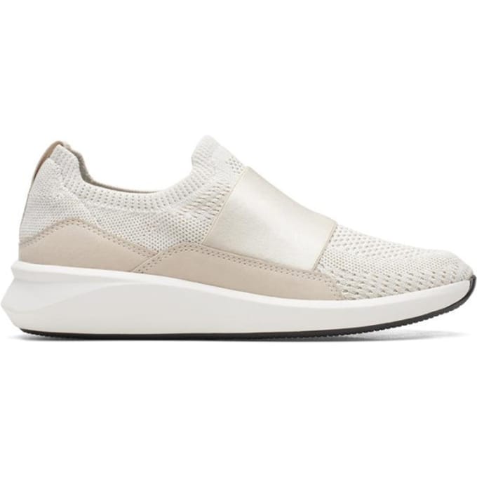 Clarks Sneaker Un Rio Knit 26165519 Offwhite Beige