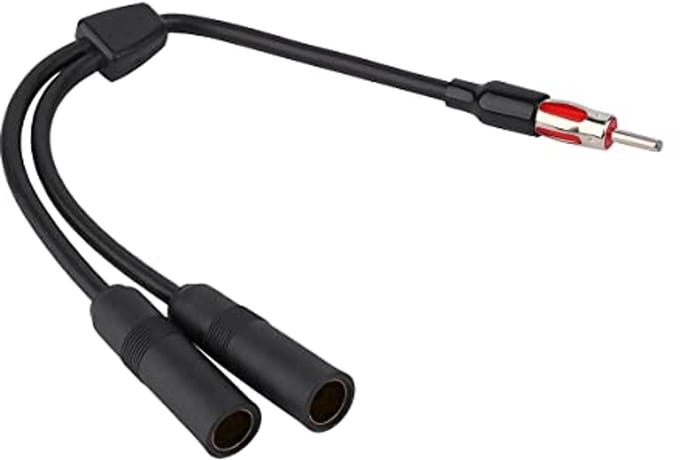 Voertuigantenne Adaptor 30,5 cm - Y-splitter voor Autoradio