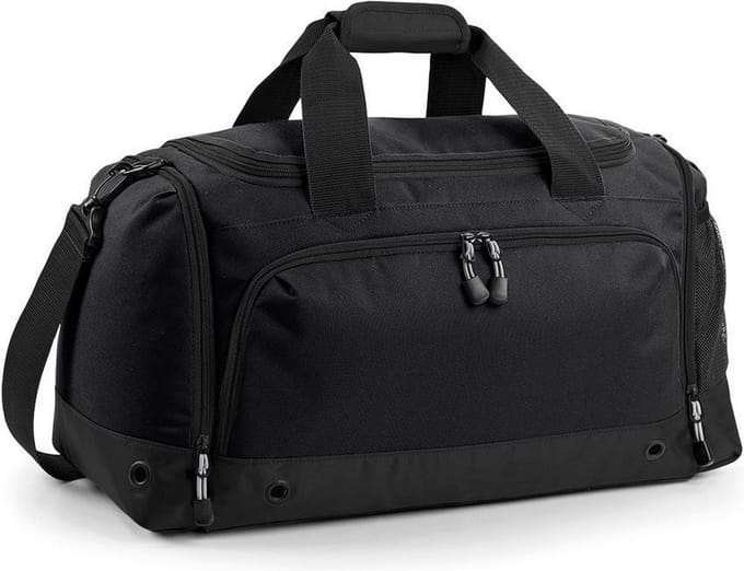 BagBase Sport Holdall / Duffelzak (Zwart/Zwart)