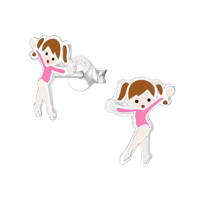 Amanto Oorbellen Filou - 925 Zilver E-Coating - Dansen/ballet - 9x11 mm