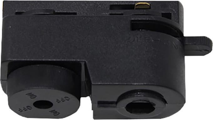 Spanningsrail Connector Hanglamp - Prixa - 1 Fase - Zwart