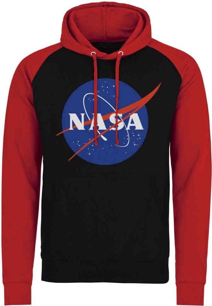 NASA Hoodie/trui -M- Insignia Zwart/Rood