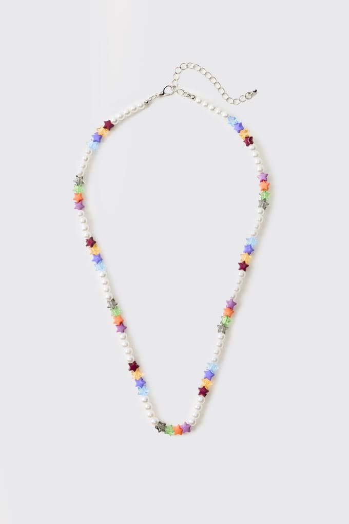 Multi Star & Bead Necklace