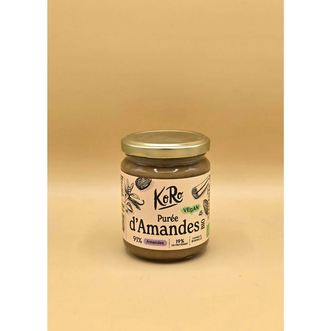 Bio amandelpasta met kaneel en vanille 6 x 250 g