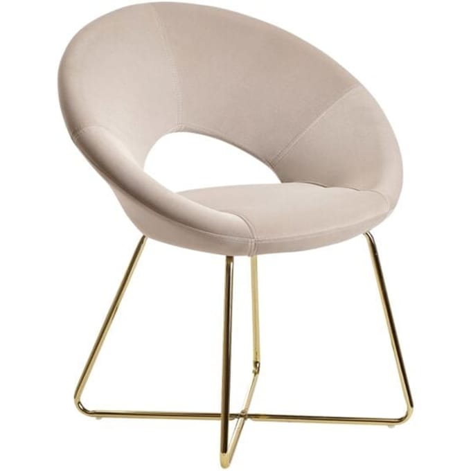 Sky Style Pia Eetkamerstoel Velvet Beige