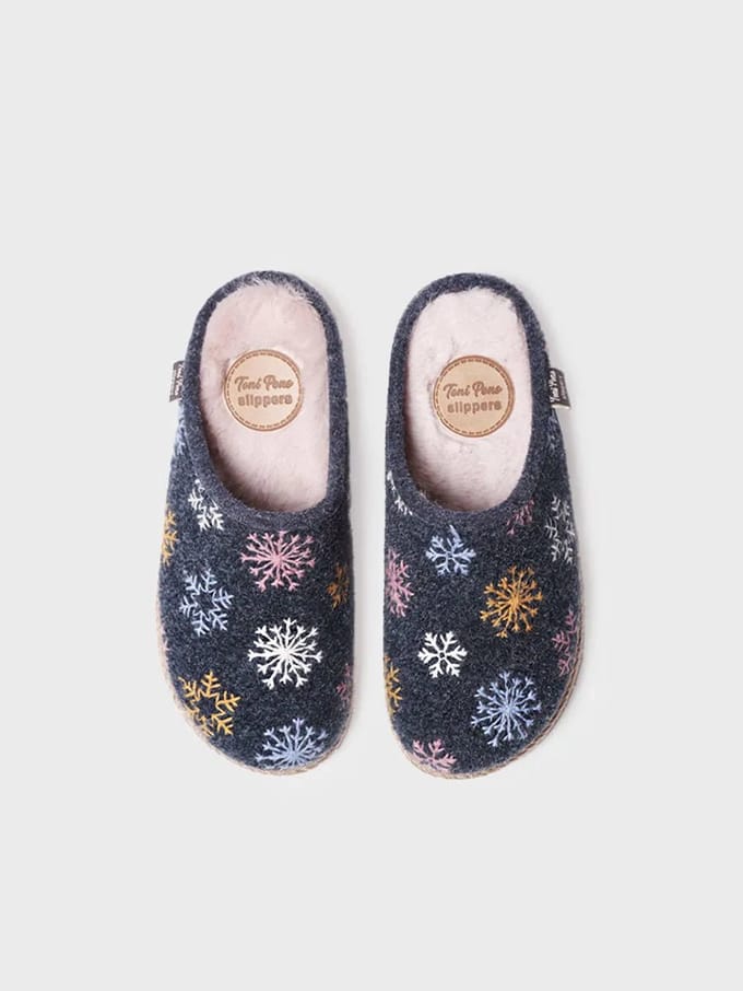 Damesslippers van vilt | DELI-CP