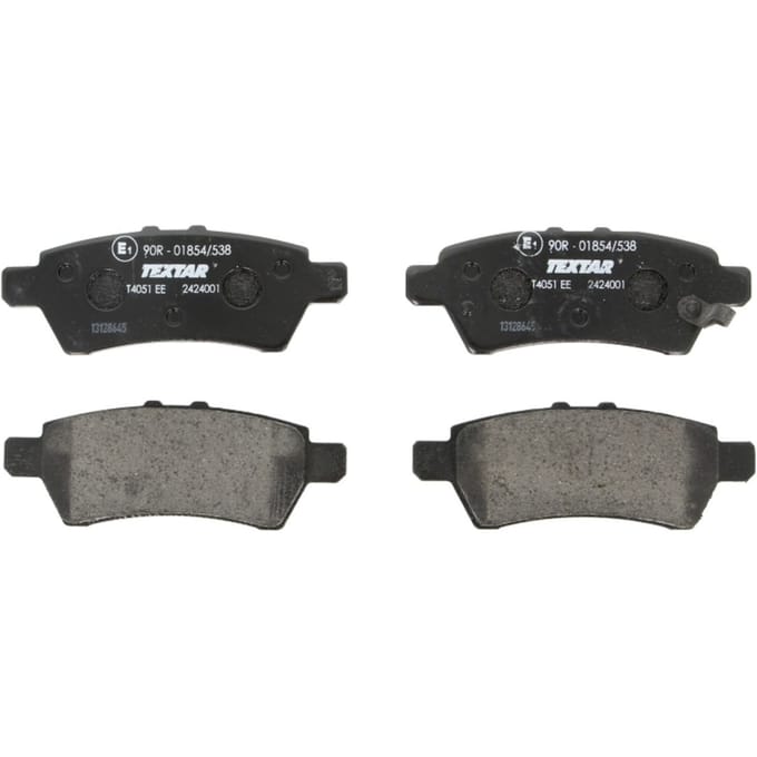Remblokset TEXTAR 2424001, achter