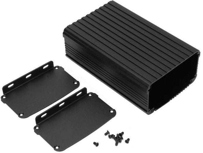 Aluminium Koelbox Behuizing voor Elektronisch Project - DIY Enclosure 55 x 95 x 150 mm