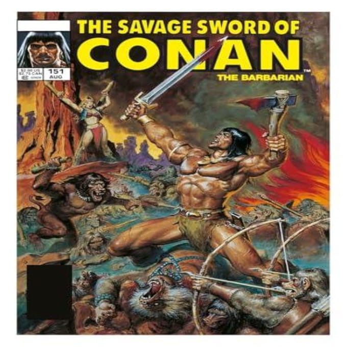 Het Wilde Zwaard Van Conan De Originele Comics Omnibus Deel 11 door Doug Moench Hardback Boek 9781787744974