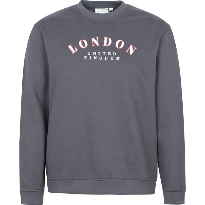 Mountain Warehouse Heren Regional London Sweatshirt (Antraciet)