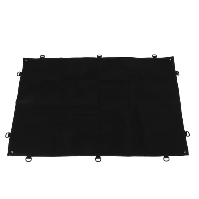 Patch Display Houderbord met Lusoppervlak Nylon Morale Patch Muur Organizer Opbergpaneel voor het Tonen van Haak en zwart