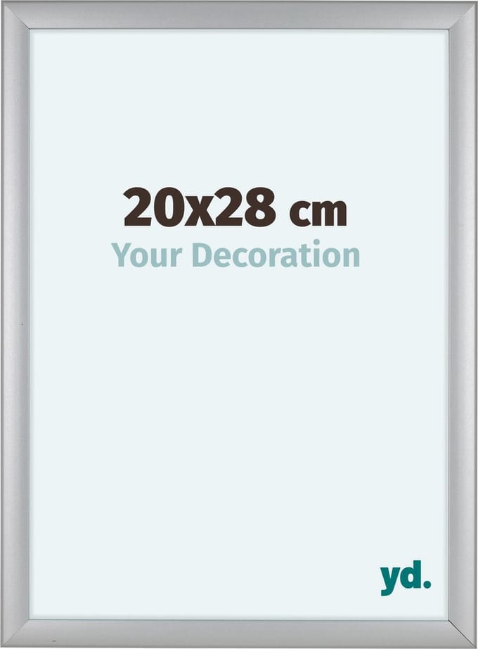 Your Decoration - Fotolijst 20x28 cm - MDF - Zilver Mat - Como