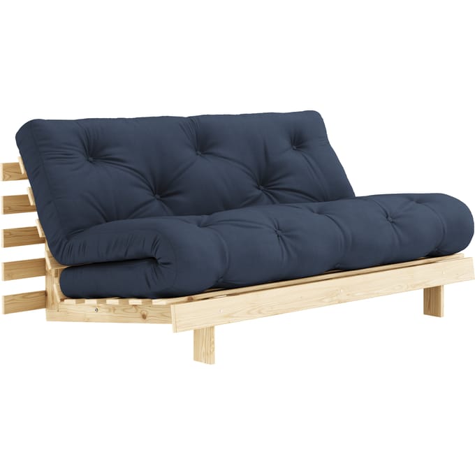 Karup Slaapbank Roots 160 - 737 Navy - 100 raw