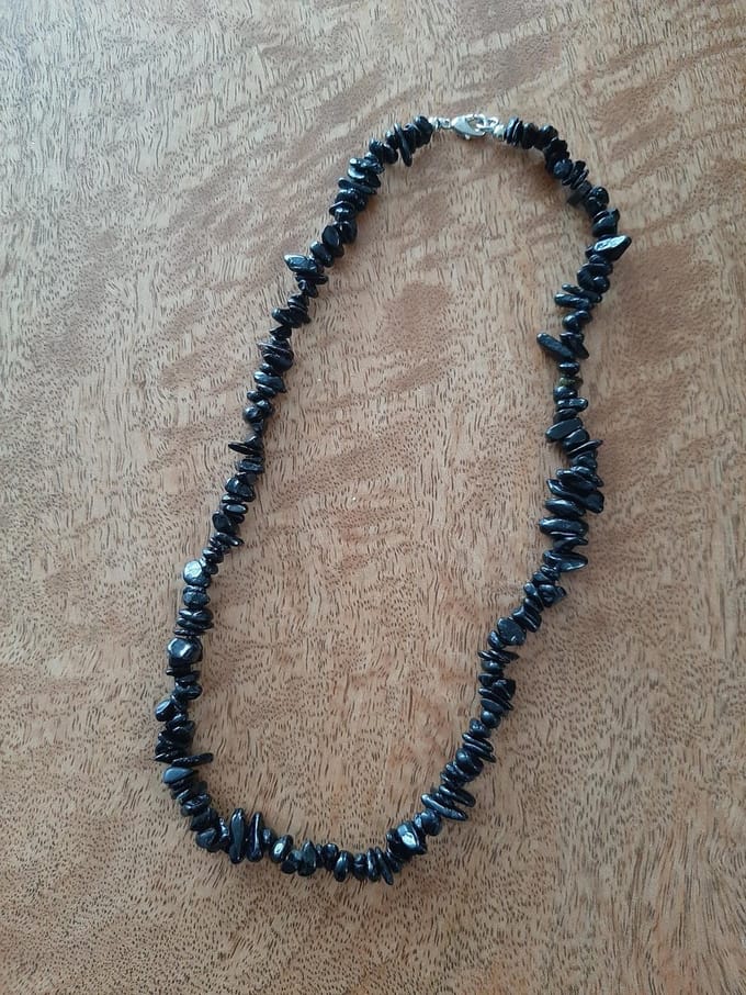 Toermalijn zwart splitketting
