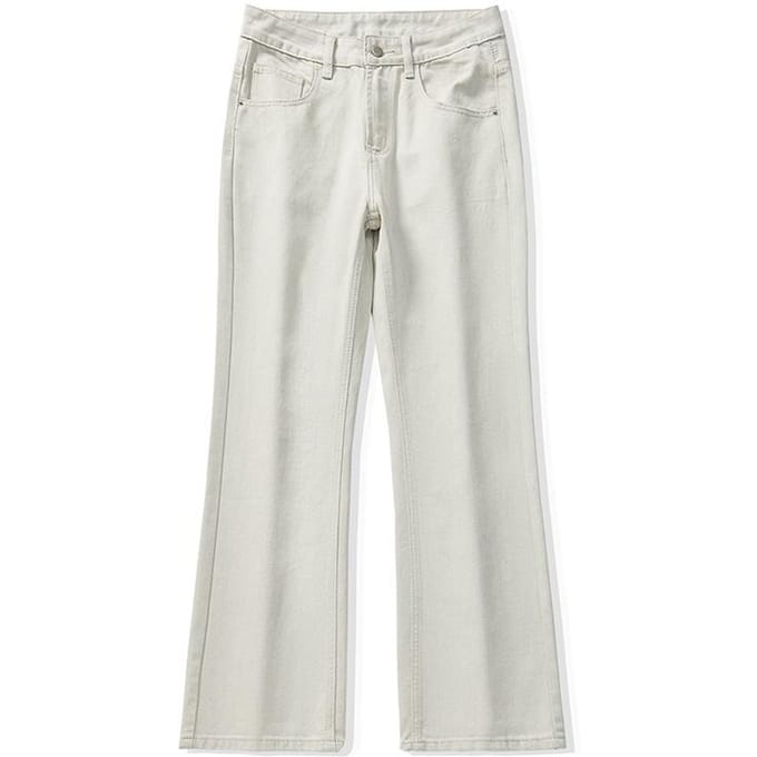 Fengbei Licht uitlopende Jeans Heren Eenvoudige Bell-bottom Broek 31